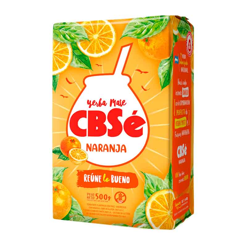 YERBA CBSE C/NARANJA 500 Grs