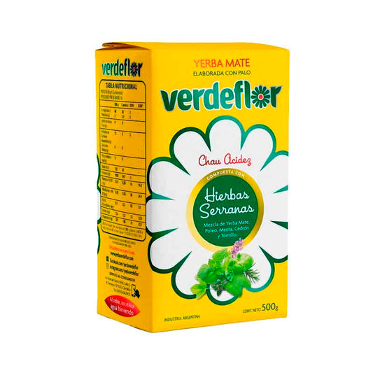 YERBA VERDEFLOR H.SERRANAS 500 Grs