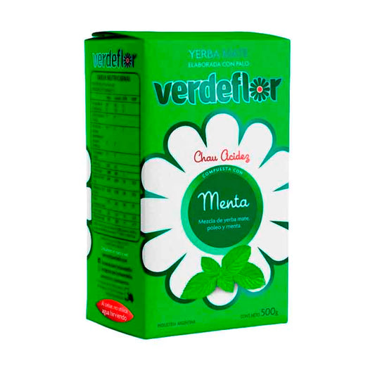 YERBA VERDEFLOR MENTA 500 Grs