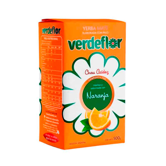 YERBA VERDEFLOR NARANJA 500 Grs