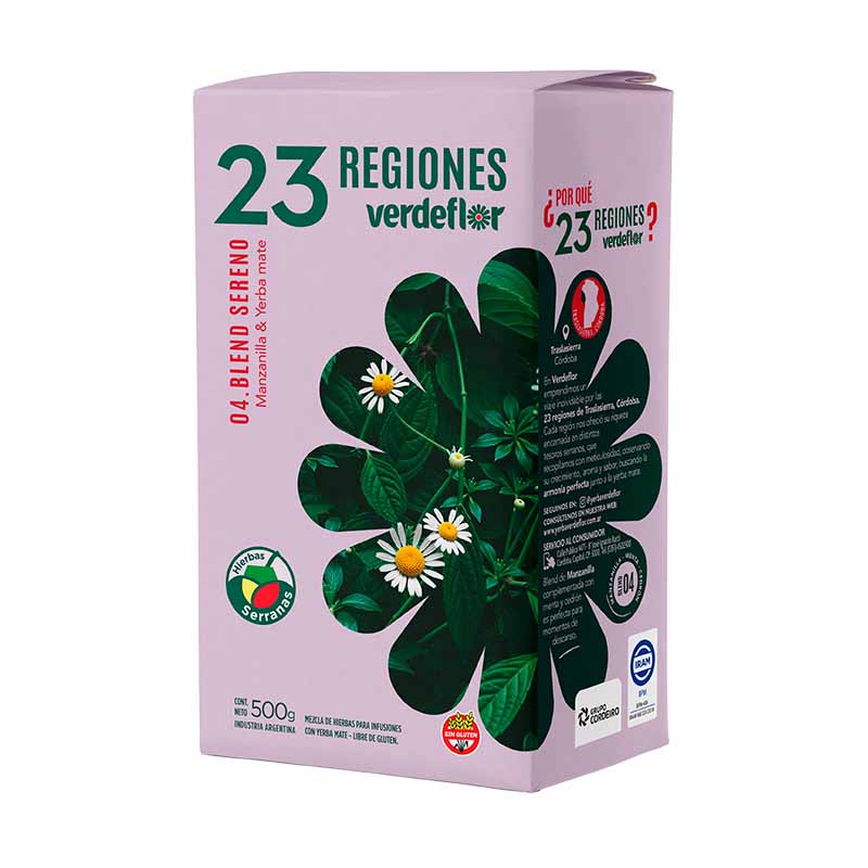 YERBA VERDEFLOR 04 SERENO 500 Grs