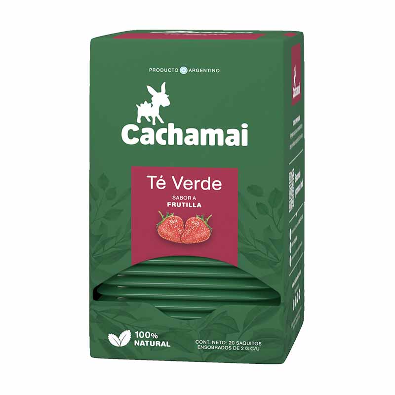 TE CACHAMAI Vde/Frutilla 20 Un.