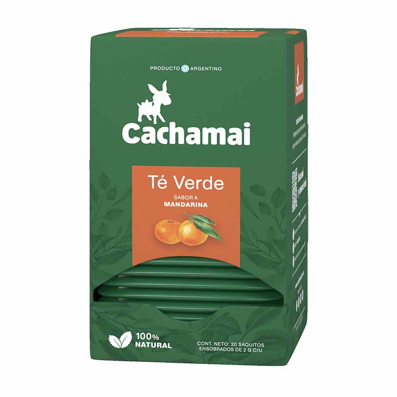 TE CACHAMAI Vde/Mandarina 20 Un.