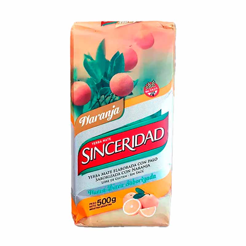 YERBA SINCERIDAD NARANJA 500 Grs