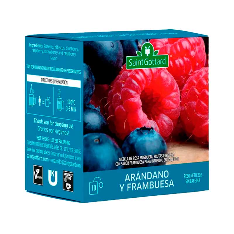 TE S.GOTTARD ARANDANO FRAMBUEZA 10 Un.