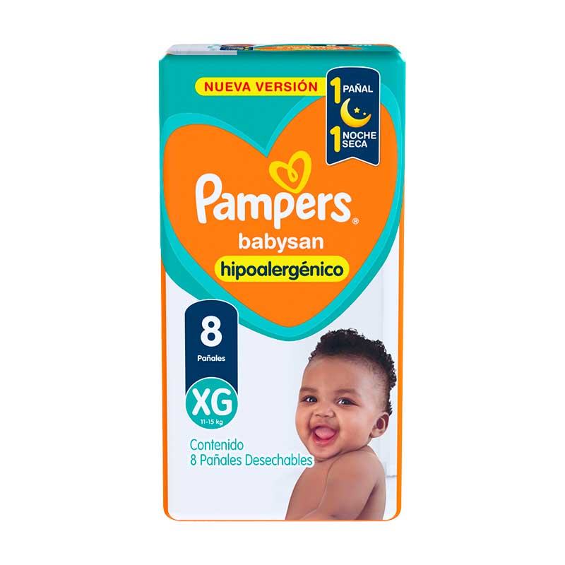 PA�AL PAMPERS XGD 8 Un.