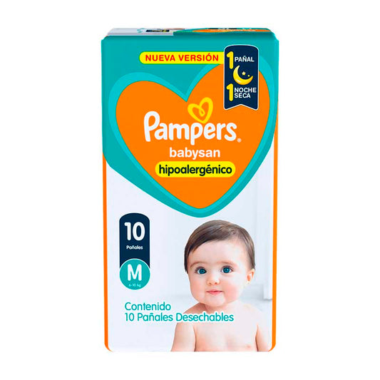 PA�AL PAMPERS MED 10 Un.