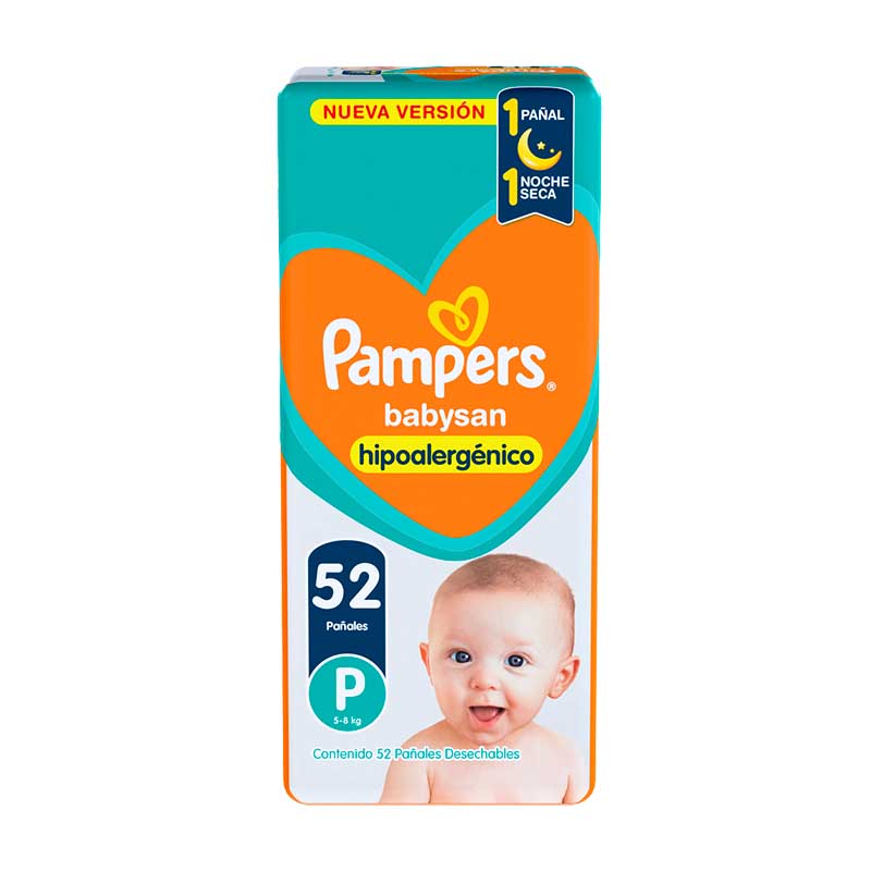PA�AL PAMPERS PEQ 52 Un.