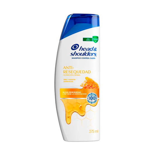 SHAMPOO HS ANTI RESEQUEDAD 375 ml.