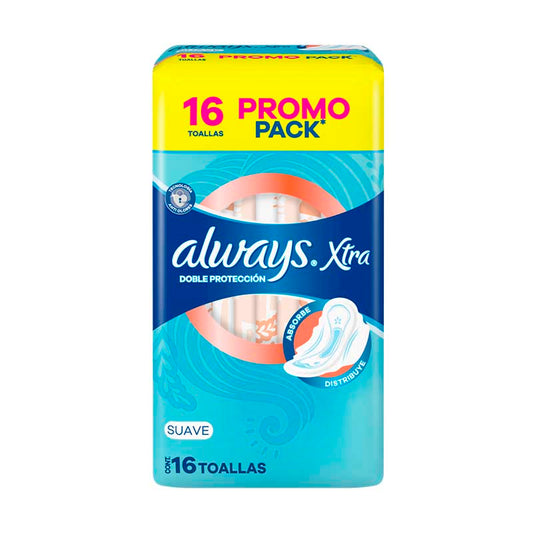 T.FEMENINA ALWAYS DOB/PROT 16 Un.