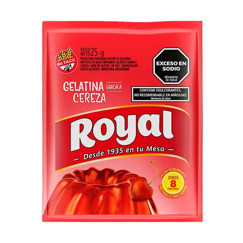 GELAT. ROYAL CEREZA 40 Grs