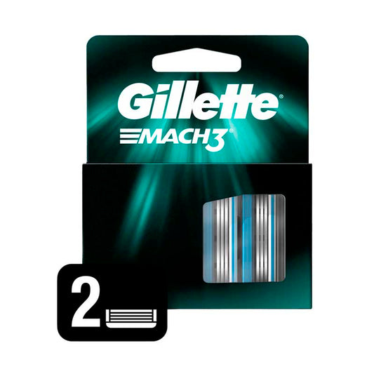 REPUESTO GILLETTE MACH3 PLUS 2 Un.