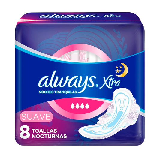 T.FEMENINA ALWAYS T.PROT NOC SUAVE 8 Un.