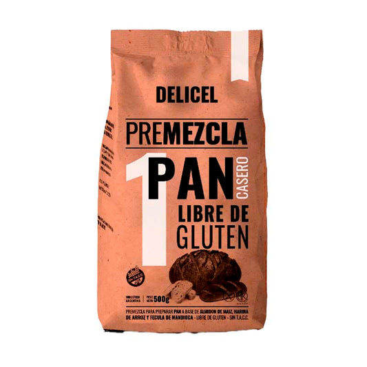 PREMEZCLA DELICEL PAN CASERO 500 Grs
