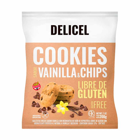 GALLETITA DELICEL VAINILLA Y CHIPS 150 Grs