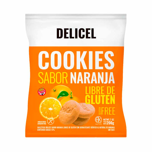 GALLETITA DELICEL NARANJA 200 Grs
