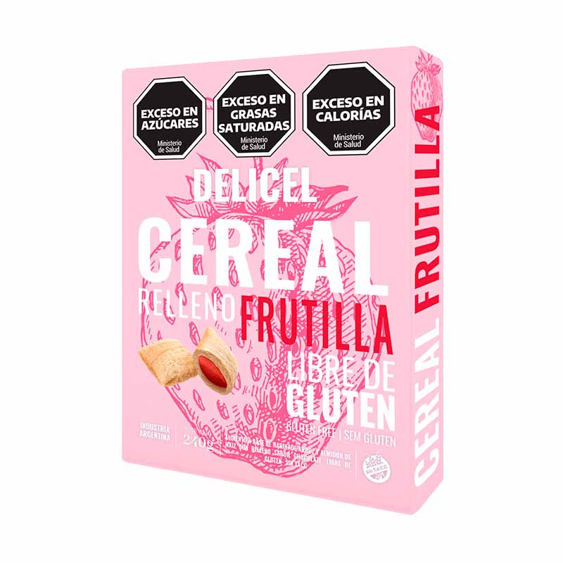 ALMOHADITAS DELICEL FRUTILLA 240 Grs