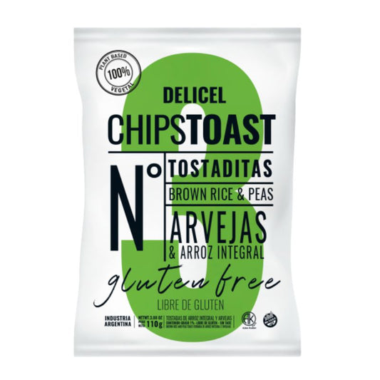 CHIPTOAST DELICEL ARVEJA 110 Grs