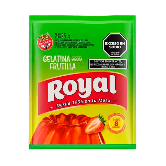 GELAT. LIGHT ROYAL FRUTILLA 25 Grs