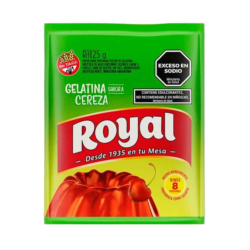 GELAT. LIGHT ROYAL CEREZA 25 Grs