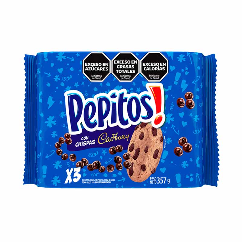 GALLETITA PEPITOS TRIPACK 357 Grs