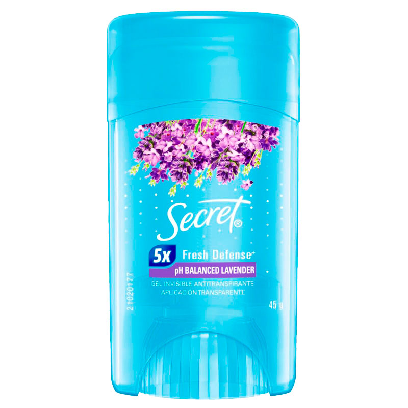 DESODORANTE SECRET GEL LAVANDA 45 Grs
