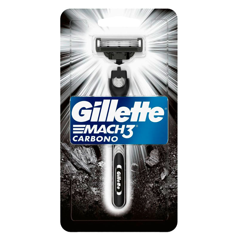 MAQUINA GILLETTE MACH3 CARBON 1 Un.