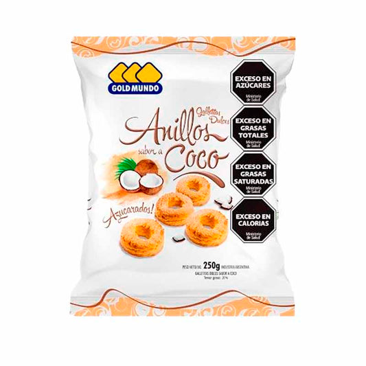 ANILLITOS GOLD MUNDO COCO 250 Grs