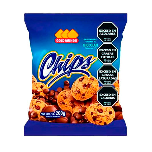 GALLETITA GOLD MUNDO POLV/CHIPS 300 Grs