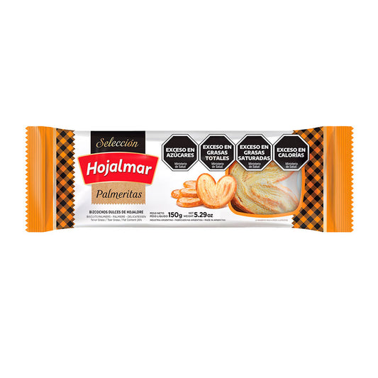 GALLETITA HOJALMAR PALMERITAS 150 Grs