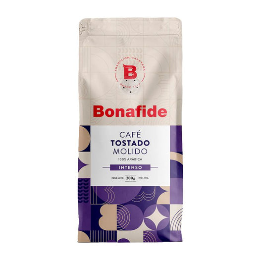 CAFE MOLIDO BONAFIDE INTENSO 200 Grs