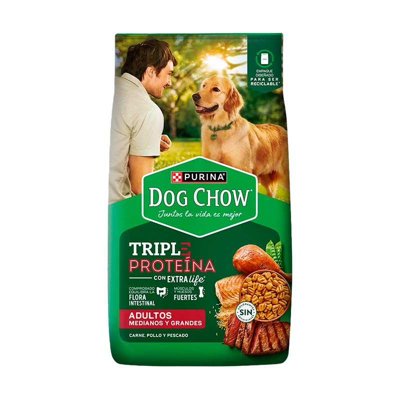 ALIM.PERRO DOG CHOW ADULTO MED,GRAND 3 Kgs