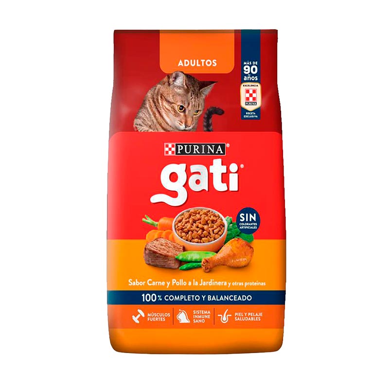 ALIM.GATO GATI CARNE Y POLLO 500 Grs
