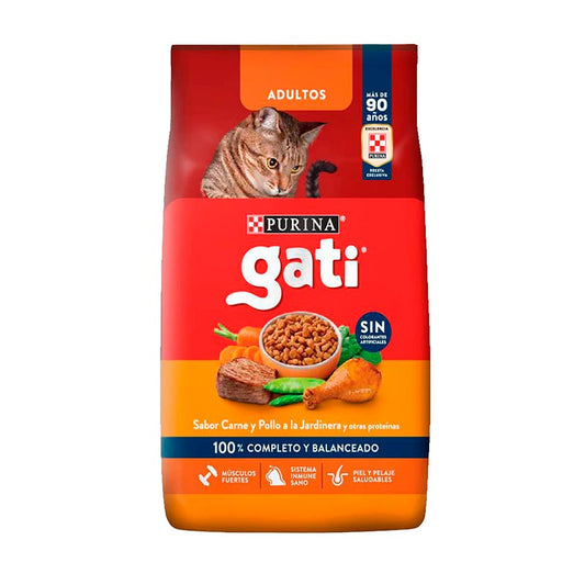 ALIM.GATO GATI CARNE Y POLLO 500 Grs