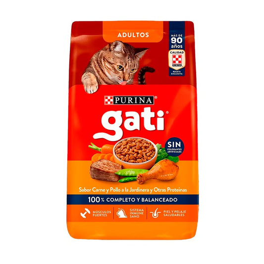 ALIM.GATO GATI CARNE Y POLLO 1 Kgs