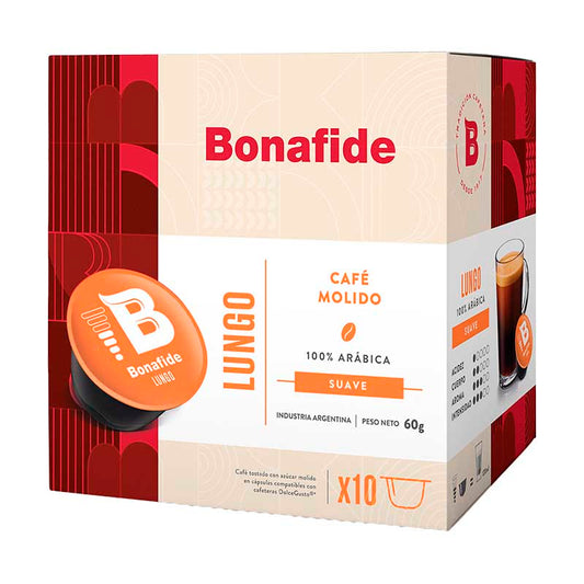 CAPSULA BONAFIDE LUNGO DG 10 Un.