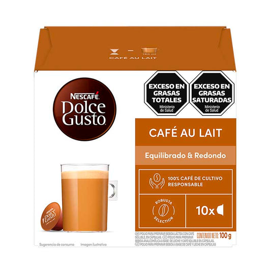 CAPSULA DOLCE GUSTO Cafe c/Leche 10 Un.
