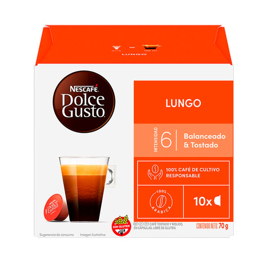 CAPSULA DOLCE GUSTO Lungo 10 Un.