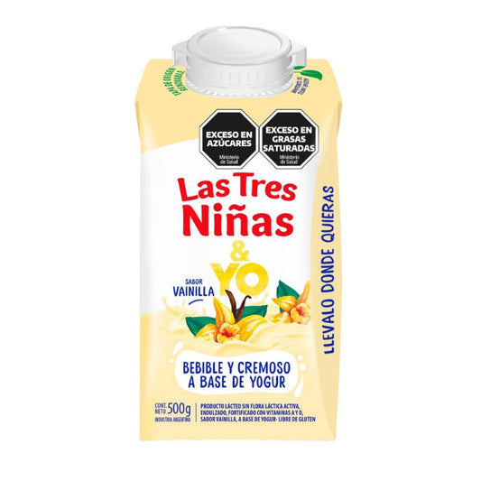 YOGUR TRES NI�AS VAINILLA 500 Grs
