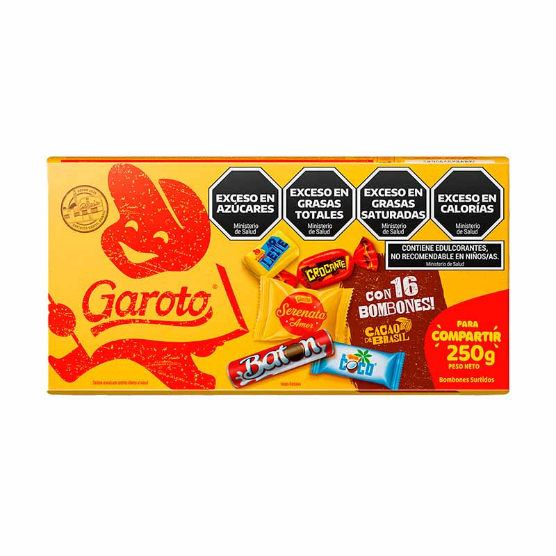 BOMBON GAROTO SURTIDO 250 Grs