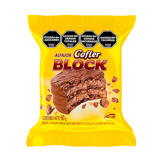 ALFAJOR BLOCK TRIPLE 60 Grs