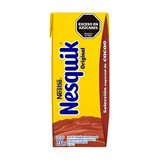 LECHE NESQUIK CHOCOLATADA 200 CC.
