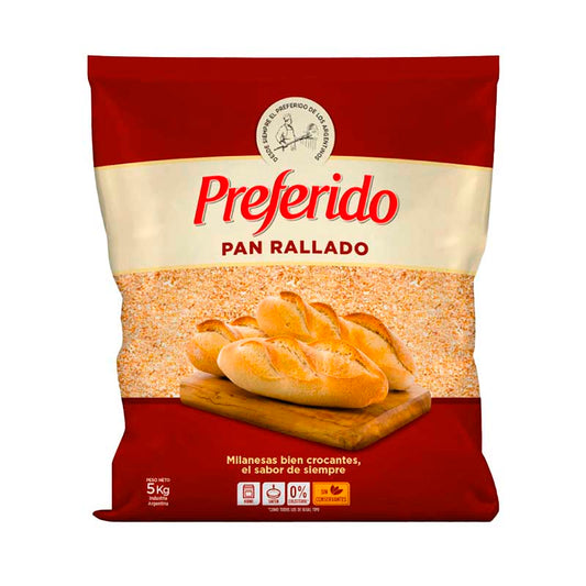 PAN RALLADO PREFERIDO 5 Kgs