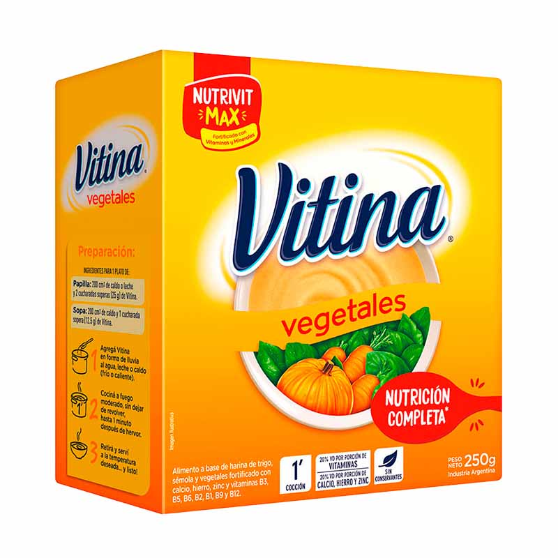 SEMOLA VITINA Vegetales 250 Grs