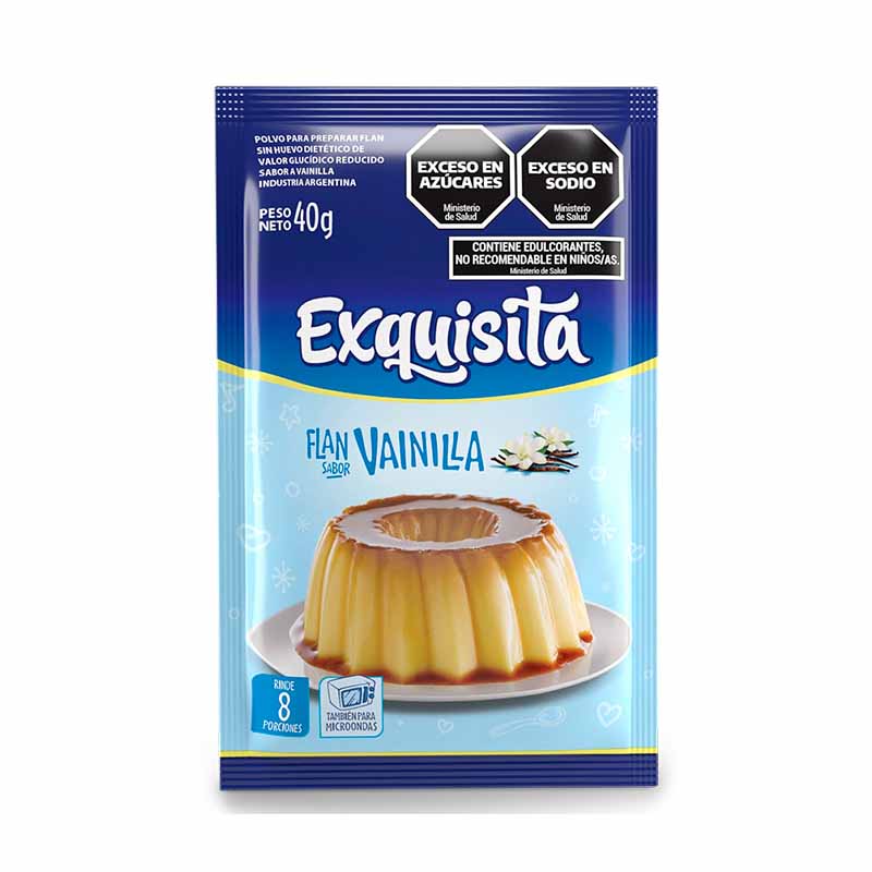 FLAN EXQUISITA VAINILLA 40 Grs