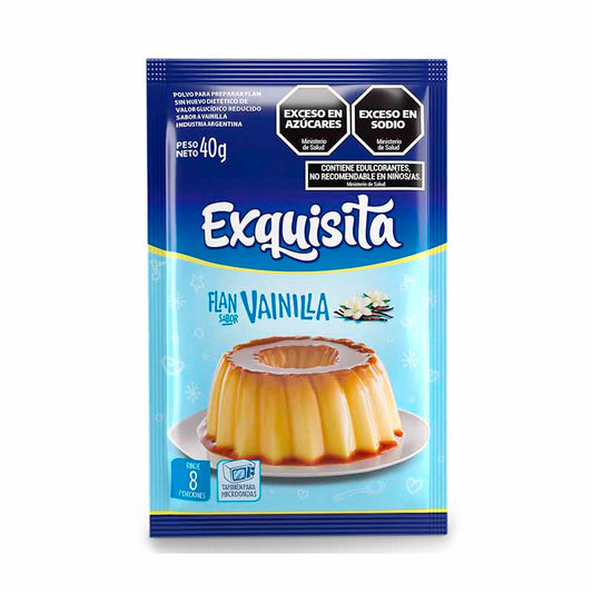 FLAN EXQUISITA VAINILLA 40 Grs