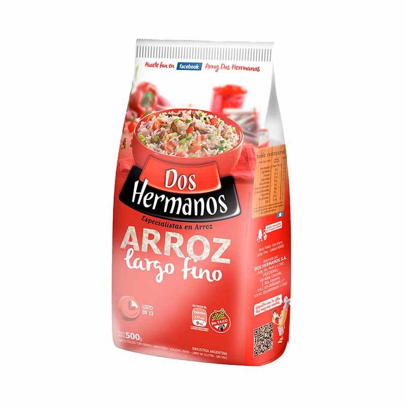 ARROZ DOS HERMANOS L/F 500 Grs