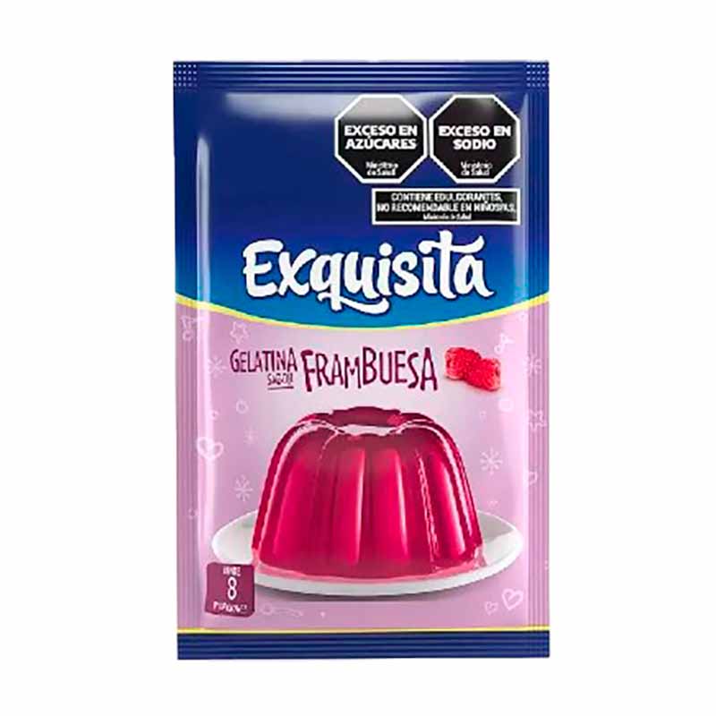 GELAT. EXQUISITA FRAMBUESA 50 Grs