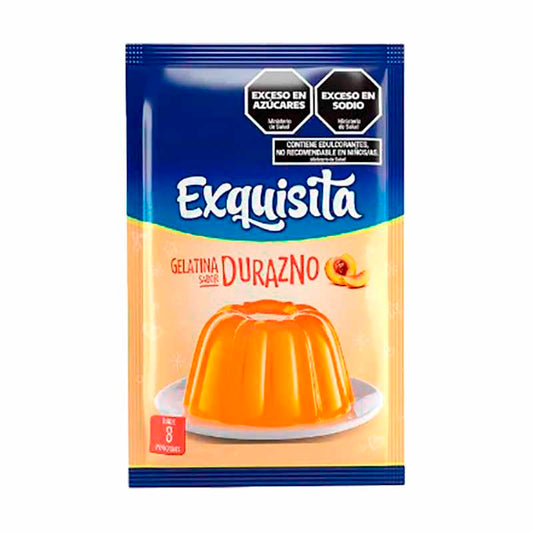 GELAT. EXQUISITA DURAZNO 50 Grs