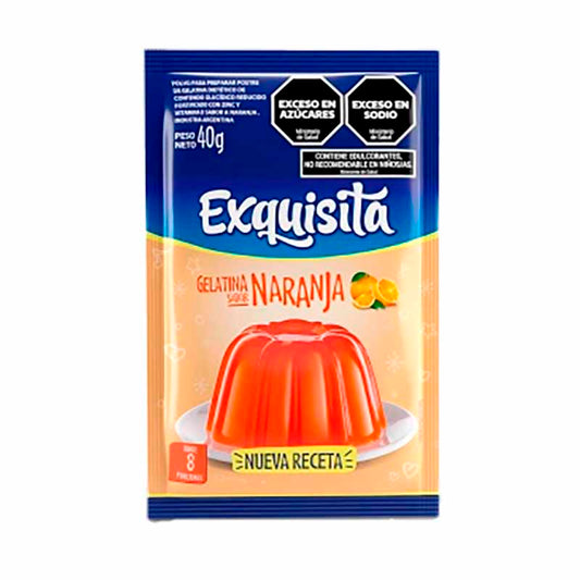 GELAT. EXQUISITA NARANJA 50 Grs